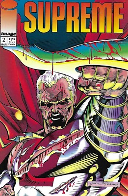 Supreme Comic 2 Cover A First Print 1993 Rob Liefeld Brian Murray Image