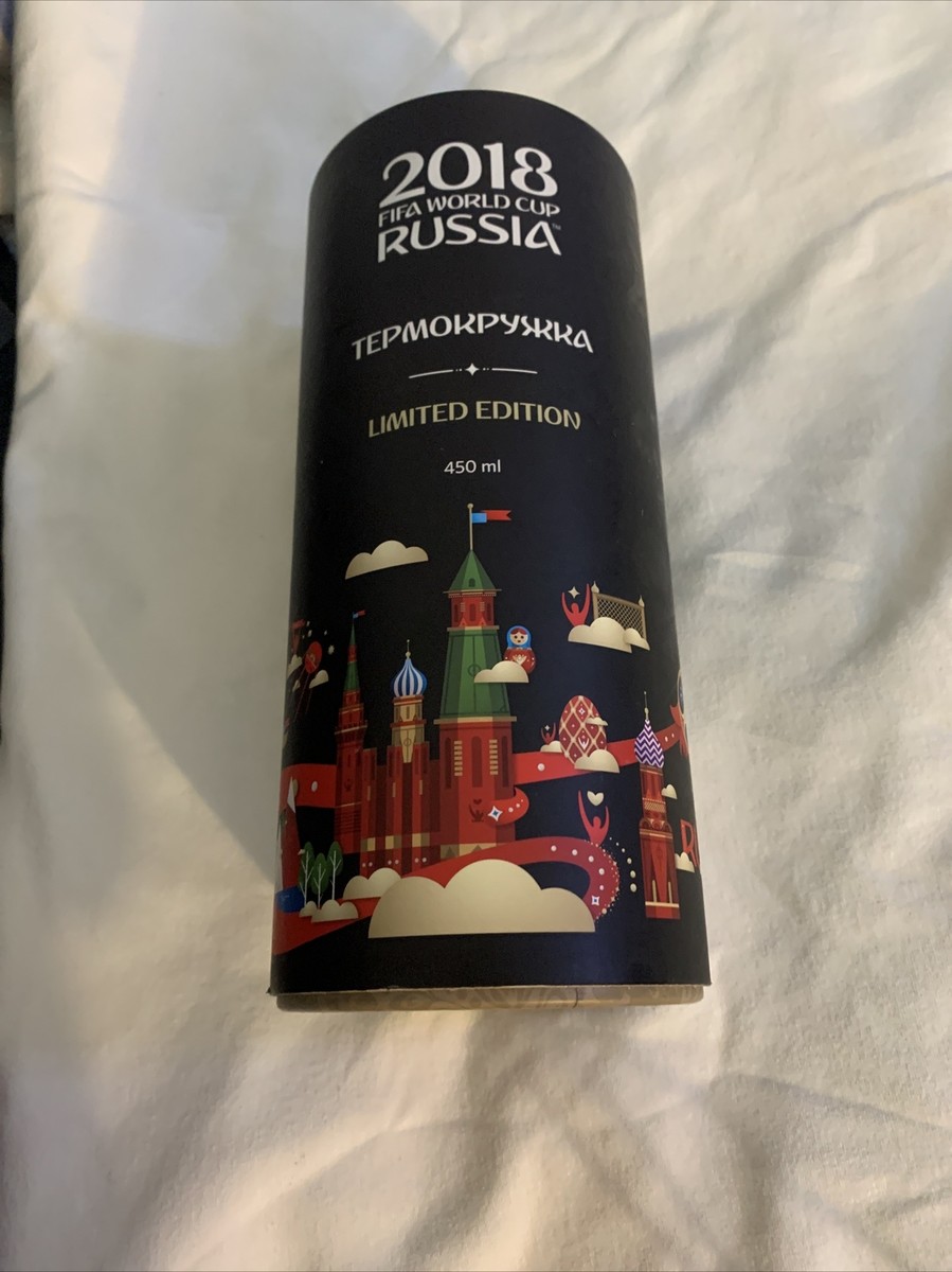 2018 FIFA World Cup RUSSIA BOTTLE 水筒 マグ FIFA World Cup 2018 Russia Metal Travel Mug Tumbler 450ml