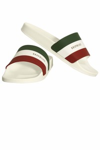 white mens sliders