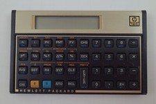 Hewlett Packard HP 12C Financial Calculator With Case