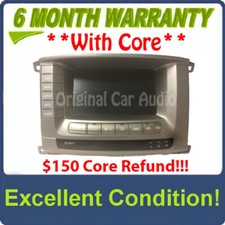 2002 - 2004 Toyota Land Cruiser Oem Denso Navigation Display Screen 86111-60150 2002 - 2004 Toyota Land Cruiser Oem Denso Navigation Display Screen 86111-60150