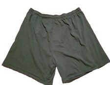 Vintage Mens Dad Stretch Shorts L XL Above Knee Gym Athletic 80's green 90's