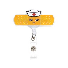 Badge Reel, Badge Holder ID Doctor Nurse card gift RN MD Student Nurse Top Scrub