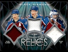 2024-25 UD Black Diamond Mine Triple Relics MacKinnon / Makar / Roy #DMTR-RMM