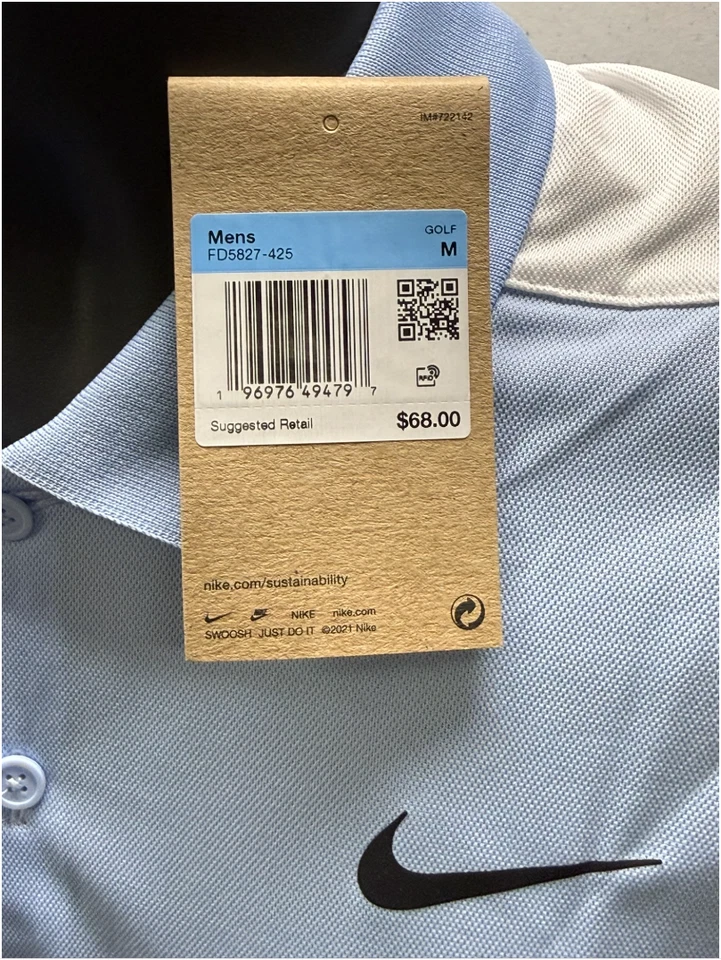 Polo de golf Nike Golf Victory + Dri-Fit FD5827-425 azul nuevo con etiquetas varias tallas Foto 2 de 2