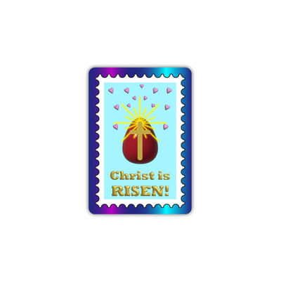 Christ Is Risen Vinyl Sticker Christian Easter Cross Faith Waterproof Decal