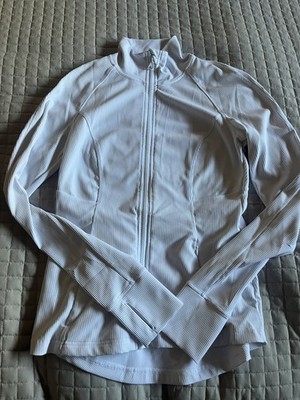 90 Degree by Reflex Active Wear Long Sleeve Full Zip Athleisure Wear Top Medium