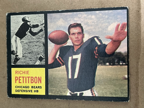 Richie Petitbon #23 1962 Topps card