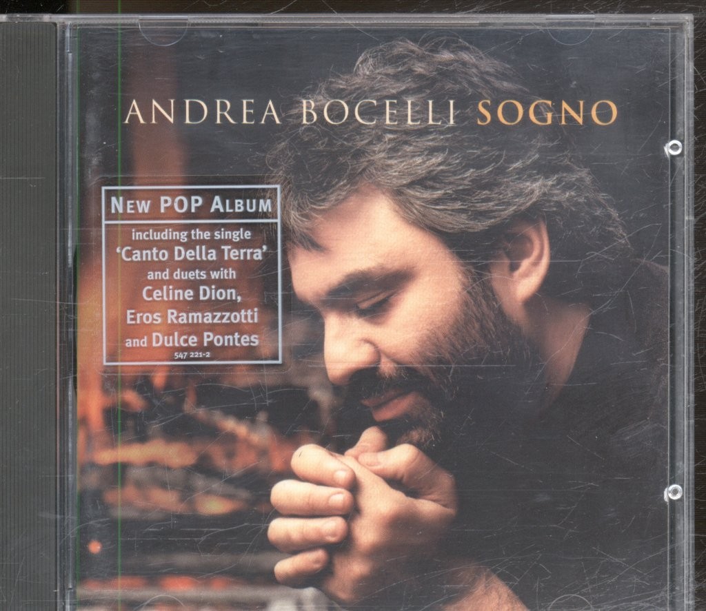 Andrea Bocelli Sogno CD Germany Polydor 1999 CD. Has info sticker on front