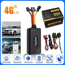 4G Car GPS Tracker Real-time Tracking Locator Device Remote Control Anti Theft