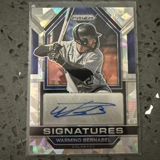 2023 Panini Prizm - Signatures Warming Bernabel #SIG-WB Ice Prizm (AU, RC)