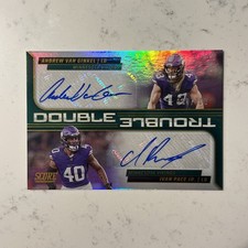 2025 Panini Score Double Trouble Dual Auto Andrew Van Ginkel Ivan Pace Jr. /100