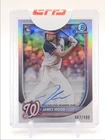 JAMES WOOD 2025 BOWMAN CHROME ROOKIE AUTOGRAPH REFRACTOR RC AUTO /499 Q5167