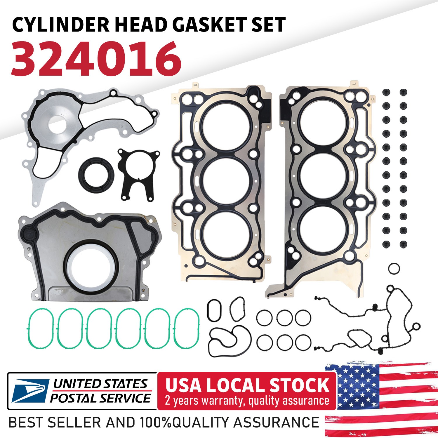 Cylinder Head Gasket Fit For Maserati Levante 3.0L 2979CC V6 GAS DOHC 2017-2022