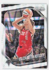 2025 Panini Prizm WNBA #41 Elizabeth Kitley White Seismic Prizms