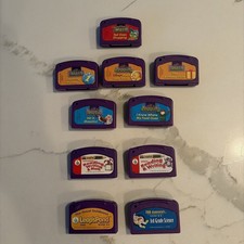 Leap Frog LeapPad Lot of 10 Different Cartridges TESTED AND WORKING PERFECTLY  