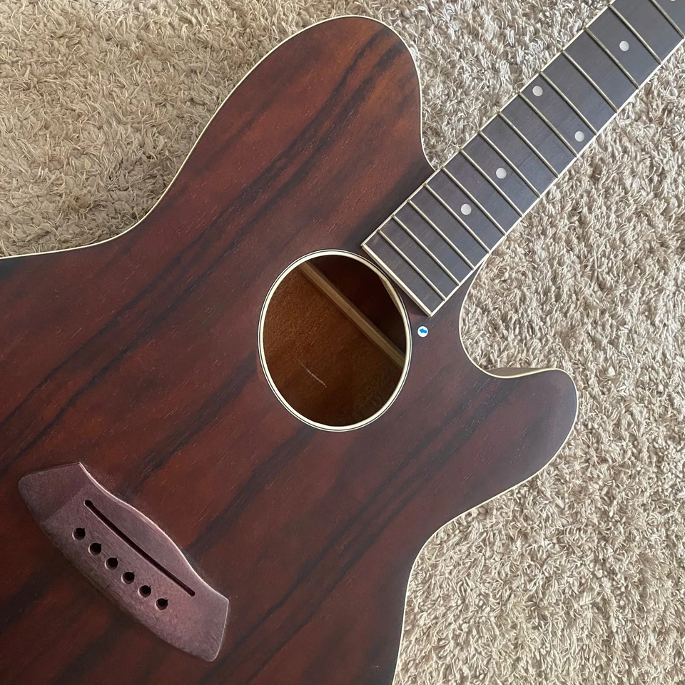 Guitarra Eléctrica Acústica Ibanez Talman, Cuerpo de Caoba, Mástil, Diapasón de Palisandro Foto 3 de 4