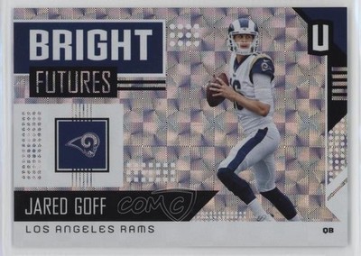 2018 Panini Unparalleled Bright Futures Hyper /25 Jared Goff #BF-JG 3tb
