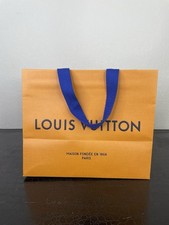 Louis Vuitton Orange Shopping Gift Paper Tote  Gift Bag 11  x 8" x 2.25  