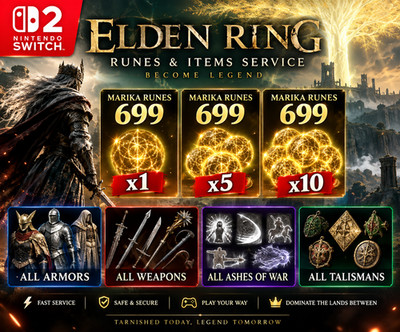   Elden Ring - Nintendo Switch 2 Runes + Items   Armors, Talismans, Weapons