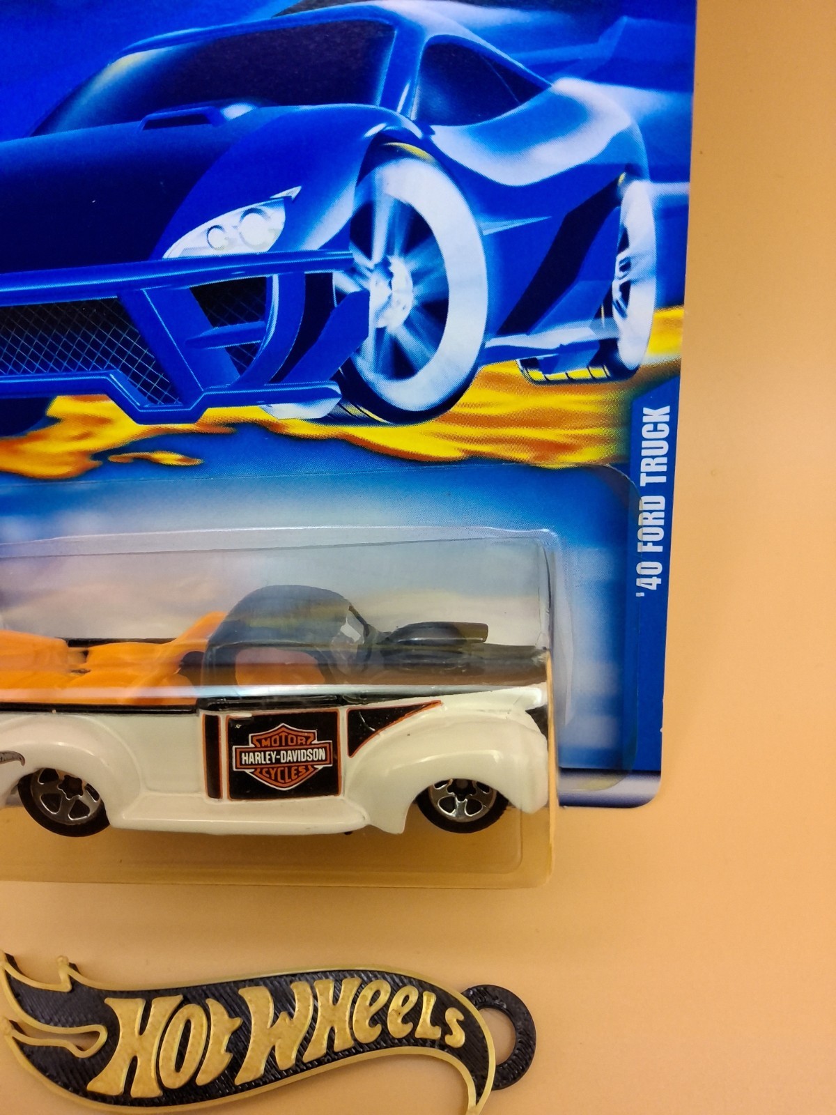 2001 Hot Wheels HARLEY-DAVIDSON ‘40 FORD TRUCK Collector #156 🔥52 - Thumbnail 5
