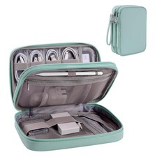 Case Bag, Travel Large Electronics Organizer for Chargers  Cords, Cables, 7....