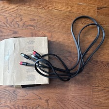 Amazon Basics 2 RCA Audio Cable for Amplifier, Active Speakers, Subwoofer or Hi-