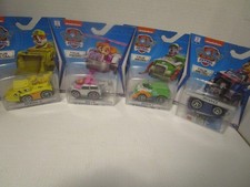 PAW Patrol True Metal Lot of 4 Rubble Skye Rocky Chase Upside Down Diecast NEW