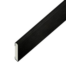 Black UPVC Window Door Trim Architrave 30/45/65/95mm – Lengths 1m 1.5m 2m 5m