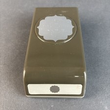 Stampin Up LABEL BRACKET Paper Punch- Slim Locking Gift Tag Craft Card 132153