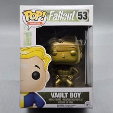 Funko Pop Fallout – Vault Boy Gold #53, Neuf Dans Sa Boîte