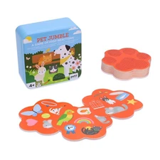 Pets Jumble Card Game Fun Kids Game for 2 to 6 Players Ages 4 and Up