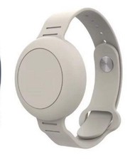Adjustable Silicone Wristband Neutral Compatible with AirTag Android Trackin