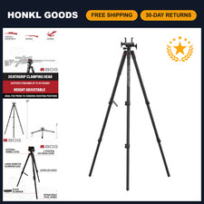 Lightweight 7"-59" Hunting Tripod with Gun Clamp  Shooting Rest - Ideal for Out