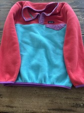 Patagonia Kids Lightweight Synchilla Snap-T Fleece Pullover Size M 10