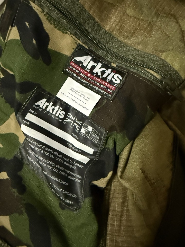 Veste guérilla Arktis B102 camouflage Tundra Armée Française