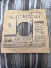  150 VICTOR Record Sleeve Only 78 Rpm 10 Inch 1938 AS IS 