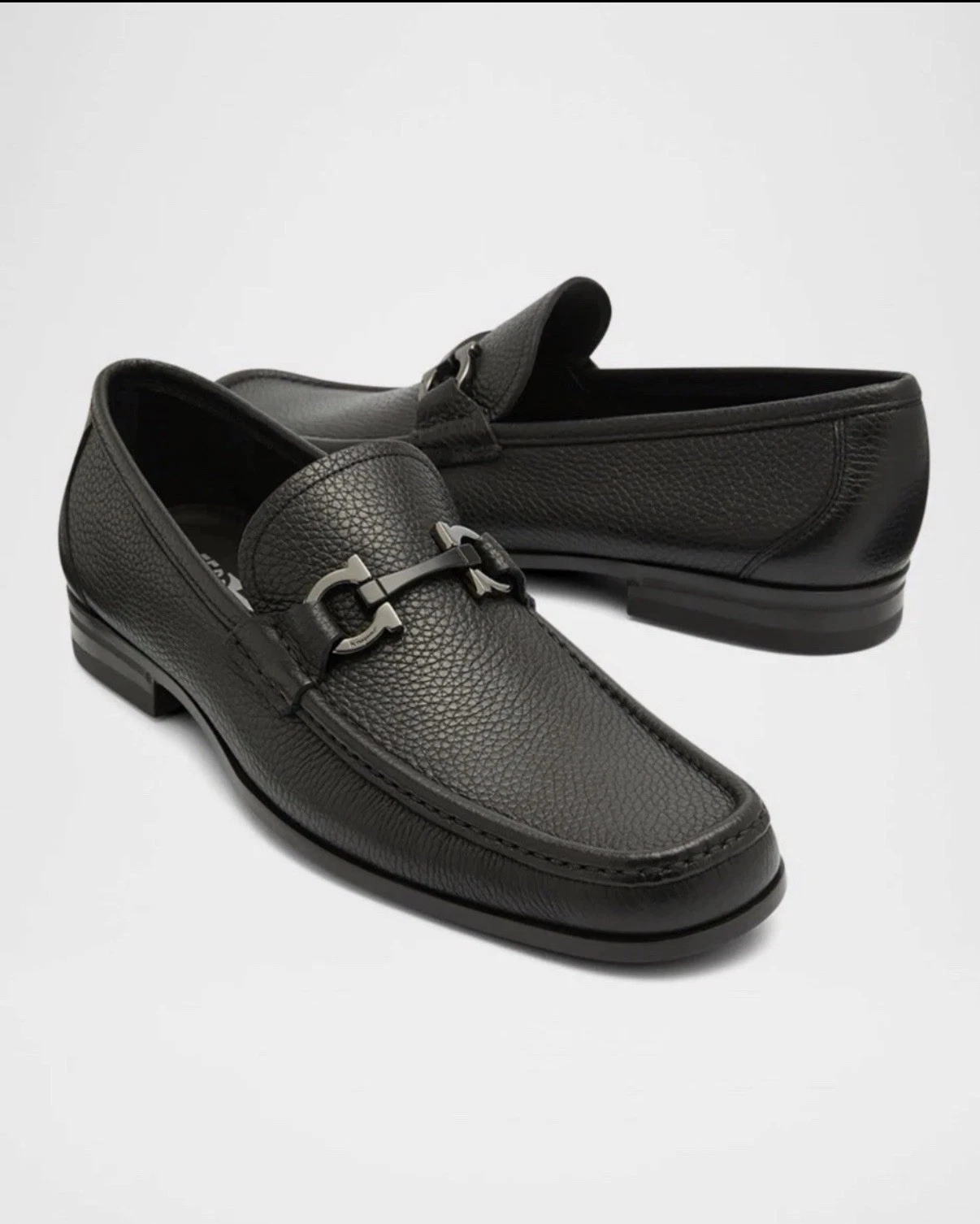 Ferragamo — Ferragamo Grandioso Gancini Loafer Men's Brand New 100% Authentic Size 10.5 EE
