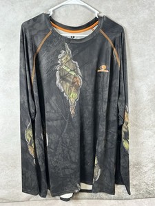 Men’s Mossy Oak 2 Xl 50-52 Long Sleeve camouflage 95% Polyester Shirt