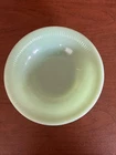 Vintage Fire King Jadeite Jane Ray Shallow Ribbed Oatmeal Soup Bowl 6”