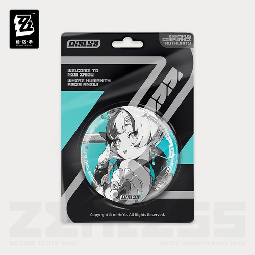 ZZZ miHoYo Zenless Zone Zero Dialyn Badge Cinema Pins KCA Official Goods Emblem - Picture 2 of 2