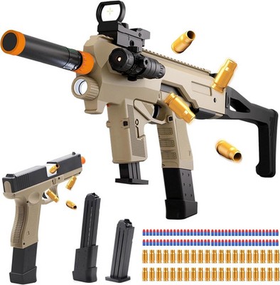 Realistic Sniper Rifle Toy Guns for Nerf Guns Bullets, Electric Foam Blaster 