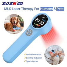 1760mW Infrared & Red Cold Laser Therapy for Pain Relief Recovery 660/810/980nm