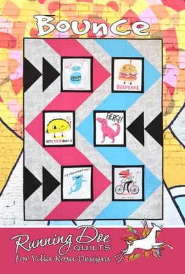Bounce quilt pattern by Running Doe Quilts for Villa Rosa Designs