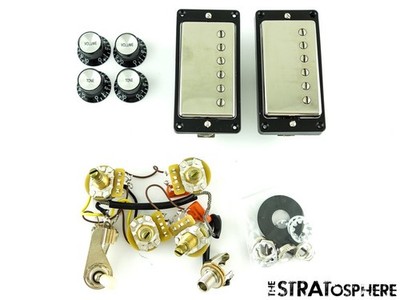USA Gibson SG Standard '61 Burstbucker PICKUPS POTS KNOBS &JACK, American Nickel