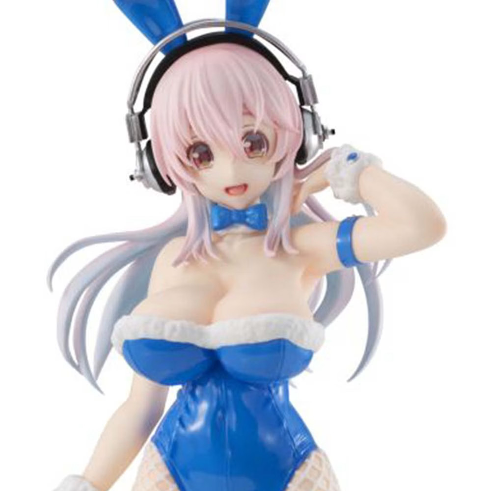 Figurine Super Sonico lapin bleu : sublimez la décoration de votre espace gaming