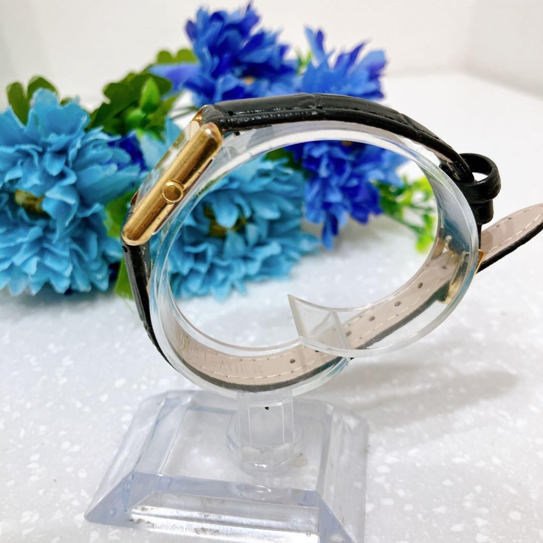 SEIKO Quartz Square Rectangular Timepiece Roman D… - image 4