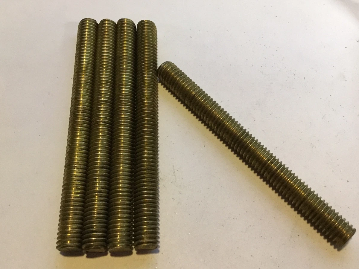 Produktbild von Messing-Gewindestange 1/2-13 X 24 Zoll – Massiv, Grade 360