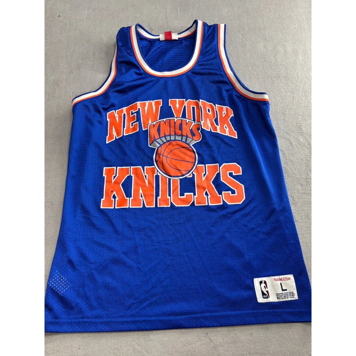 Maillot Knicks Vintage Patrick Ewing - Mitchell & Ness - Taille M - Bleu - Occasion