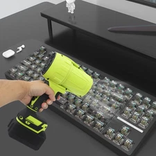 21000rpm Leaf Blower Portable Dust Cleaner Balconies Handheld Blowers Green